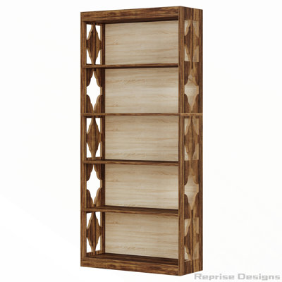 Étagère de rangement à hauteur ouverte 69,88 "à 6 niveaux avec tablettes Rhombus pour appartement, bureau, chambre à coucher et salon