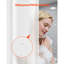 Doublure de rideau de douche 8G PEVA Doublure de douche 72 x 72 po pour douche de salle de bain