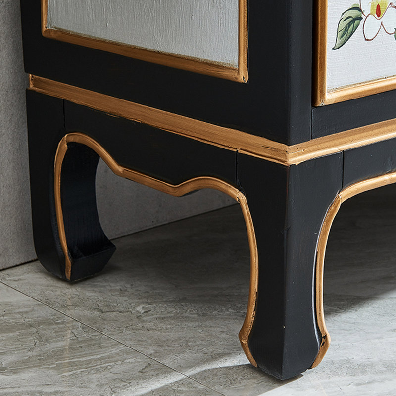 Light Luxury Simple Birch Solid Wood Sideboard
