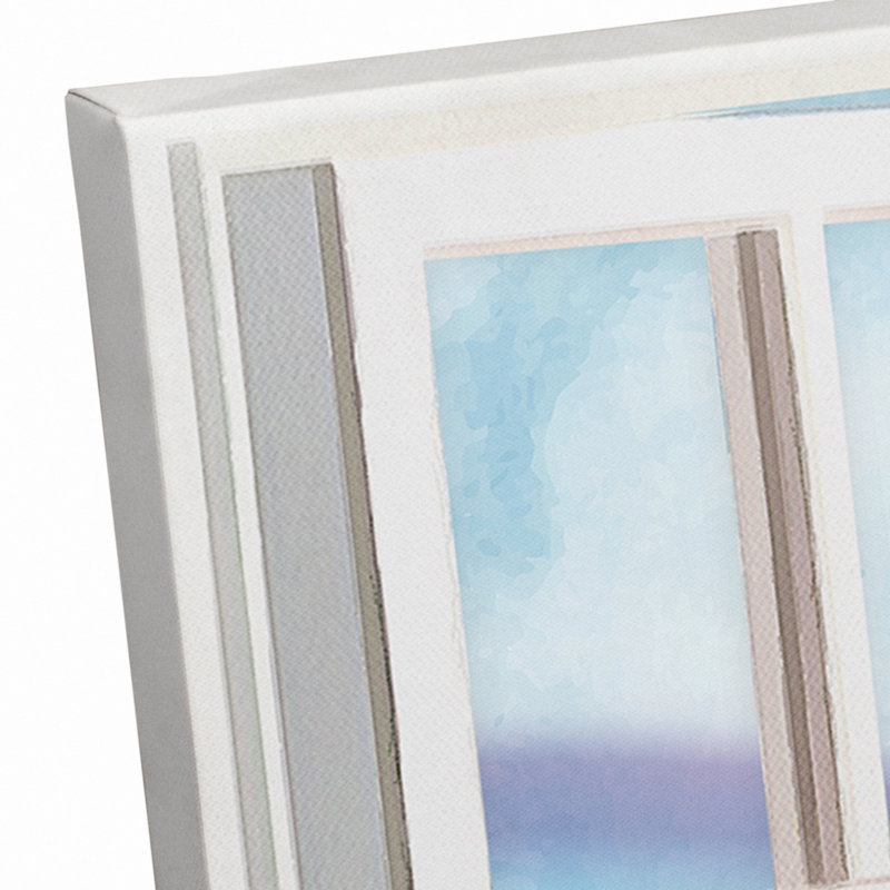 Art sur toile, fenêtre de Karly, H 20 po x l 30 po x P 1,25 po