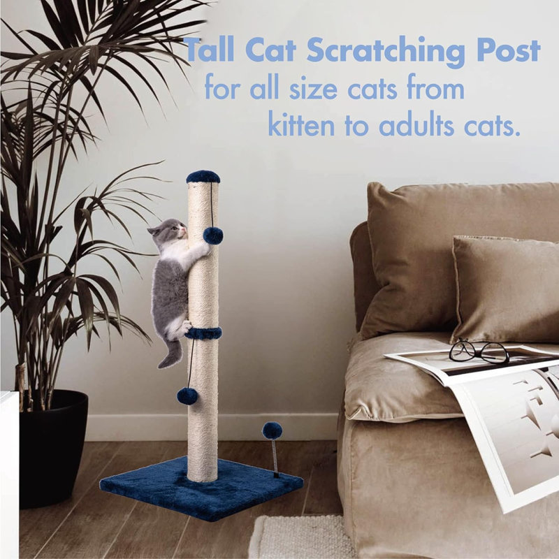 Faedra Scratching Post, Navy