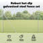 Vidaxl Welded Wire Fence With 7 Spike Posts Steel-114858129-114858144