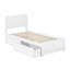 Lit plateforme en bois massif Jeinny avec pied de lit et tiroirs de rangement assortis-1435233023-1435233020