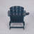 HDPE Folding Adirondack Chair With Dual Cup Holder - Composite Adirondack Chair With Wood Texture-399432544