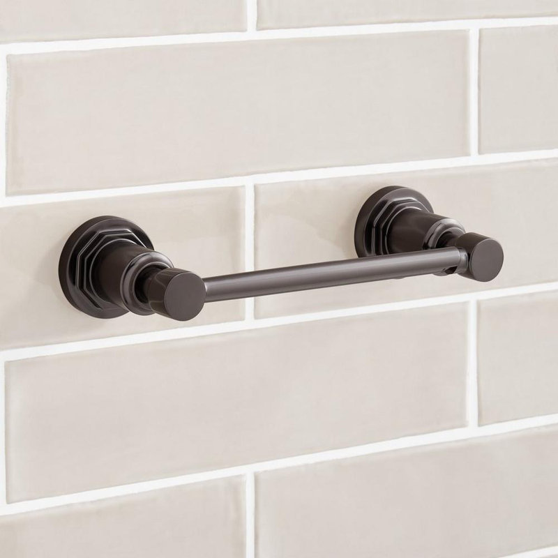 Greyfield Toilet Paper Holder, Aged Brass
