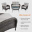 Chaise de patio avec coussins-822297622