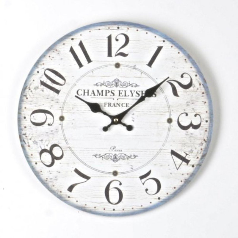 horloge murale 13,5" champs elysees Cory