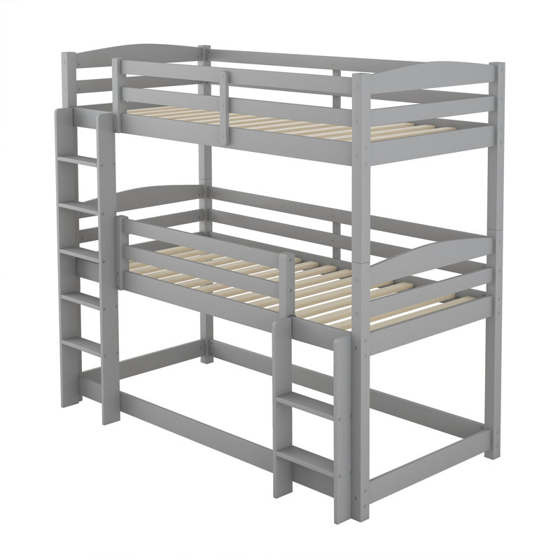 90 X 190cm Bunk Bed, Grey
