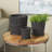 Cole And Grey 3 Piece Ceramic Ribbed Planter With Attached Saucer Set-1514213204