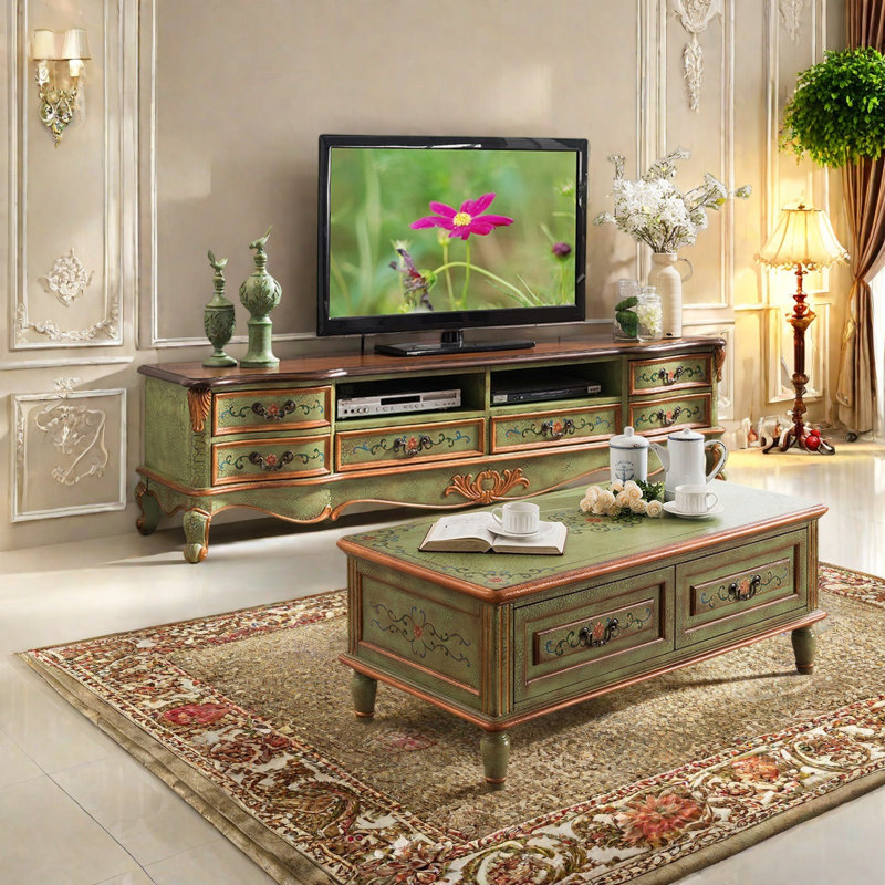 Meuble télé rétro de style américain