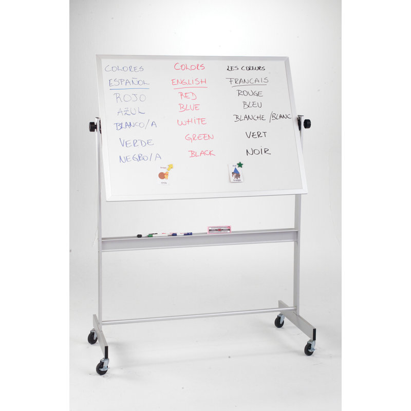 MooreCo Freestanding Metal Combination Board, 36" x 36"