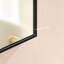 Miroir arqué encadré en aluminium noir 40 * 30 pouces pour le décor du salon - Image claire, rouille, design luxueux 30 x 40 en métal, installation facile-399508376