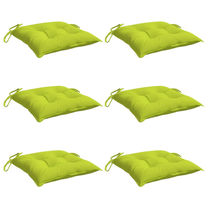 Coussin de siège d'extérieur, H 2,8 po x l 15,7 po x P 15,7 po, Vert vif