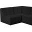 Canapé modulaire en velours de 94 po Idman-87385038