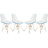 Northfleet Acrylic Dining Chair – Modern Eiffel Base Ghost Chair Accent Seating in Single, Set of 2, or Set of 4 – Gold or Chrome Legs for Banquet, Wedding, Office & Living Room Use-1819211791-1860914922-1860914933