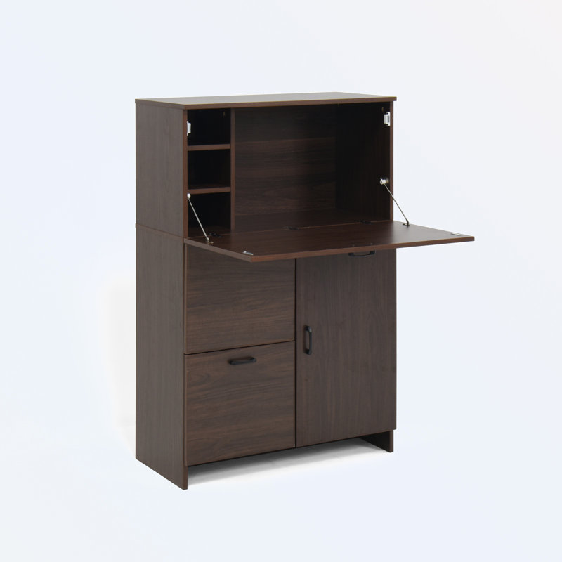 sideboard with Storage Drawer and Fold-up Desktop