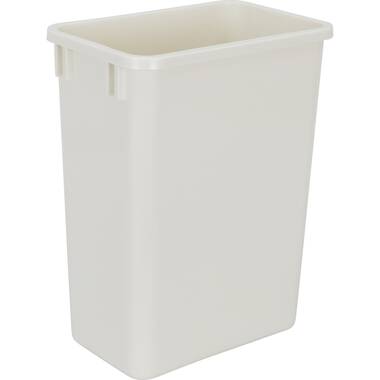 Rubbermaid® Stainless Steel Round Open Top Trash Can W/Plastic