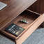 Bureau en bois de noyer massif noir-121083978