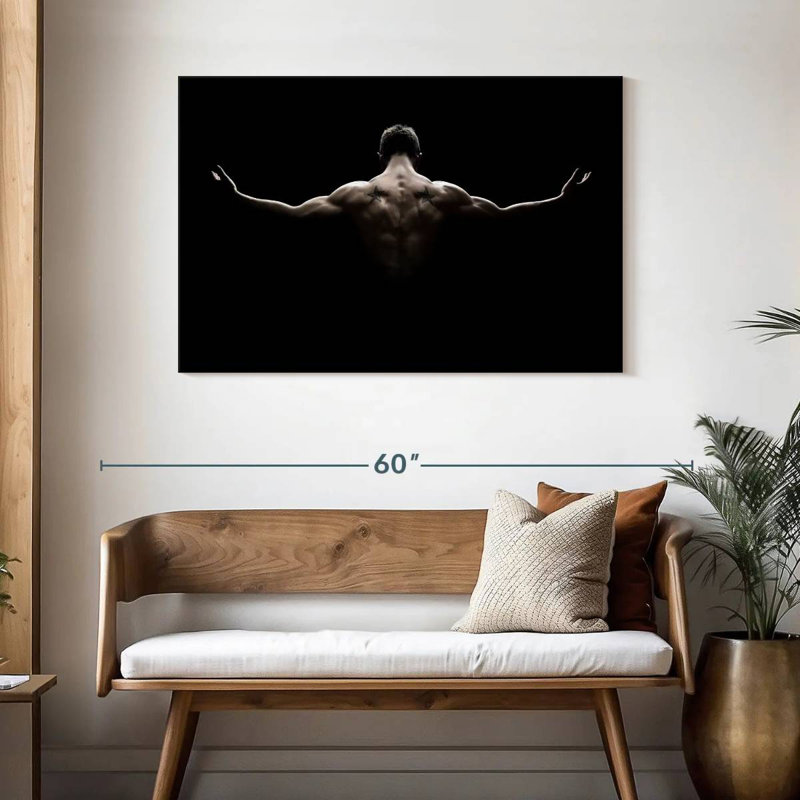 Senne Muscular Back, 30" H x 45" W