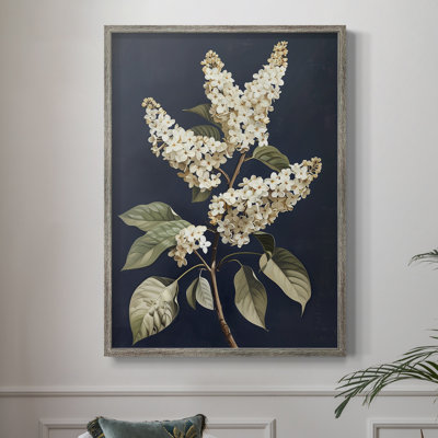 Impression encadrée FLORAL Series CLV - bois massif