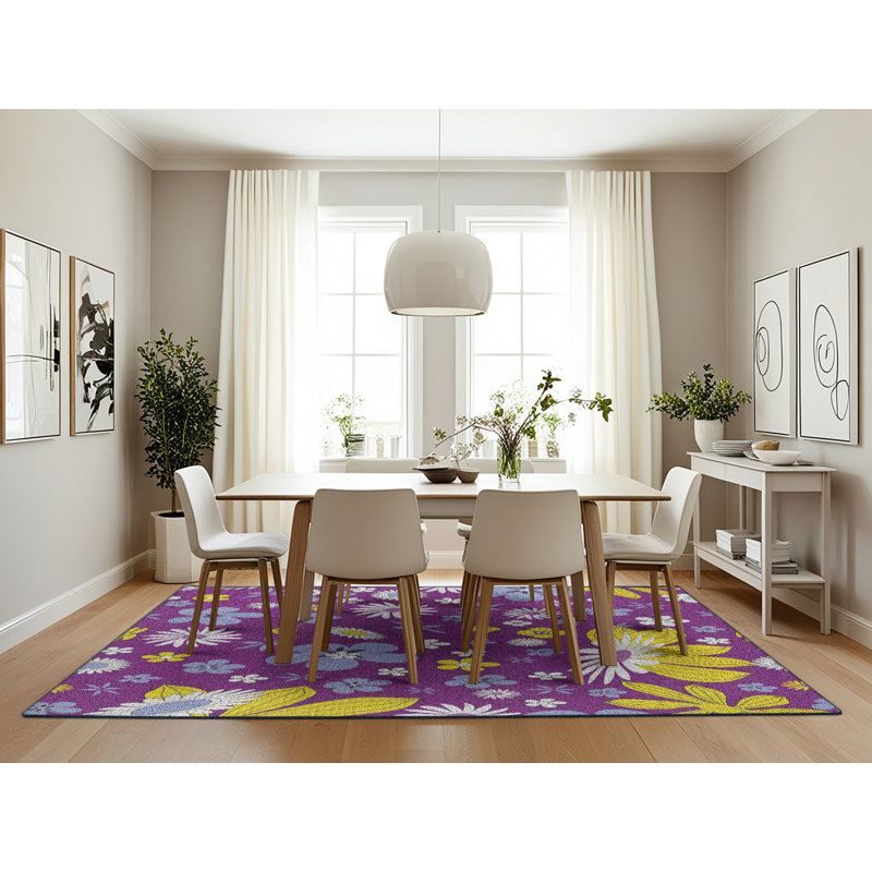 Shakir Floral Indoor Rug, Rectangle 7' x 10'
