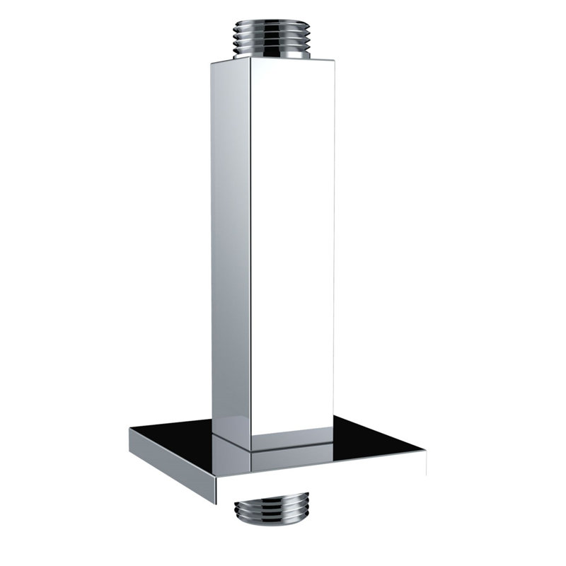 4" Metal Square Shower Arm ,Chrome