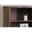 Bibliothèque de 47,5 pouces de hauteur en brun, design moderne pour le bureau à 5 niveaux de style chambre à coucher et bureau, personnalisation de tablettes réglables