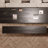 Black Rectangular Solid Wood + Acrylic desk-108781379