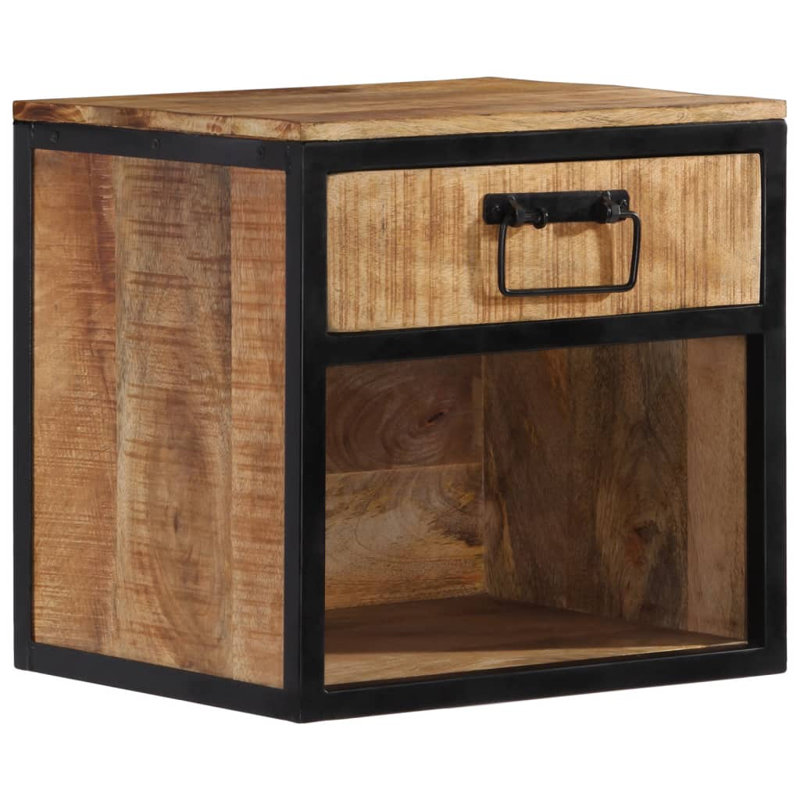 Renn 40cm W Iron Bedside Table