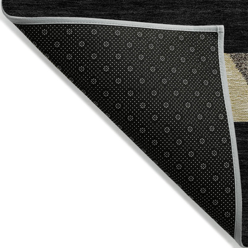 Tapis lavable intérieur / extérieur ivoire et blé 3 pi x 5 pi Arpin