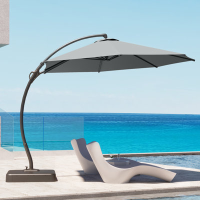 Ebonique Cantilever Umbrella with Base Included