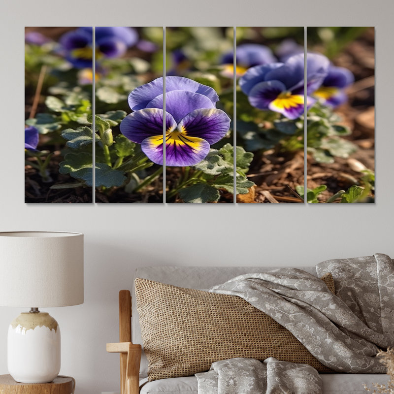 Modern Plants & Flowers Wall Decor on Metal