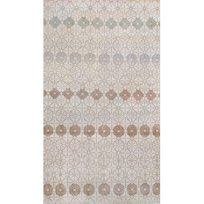 One-of-a-Kind 13' x 17'8" Rectangle Wool Area Rug in Brown and Ivory