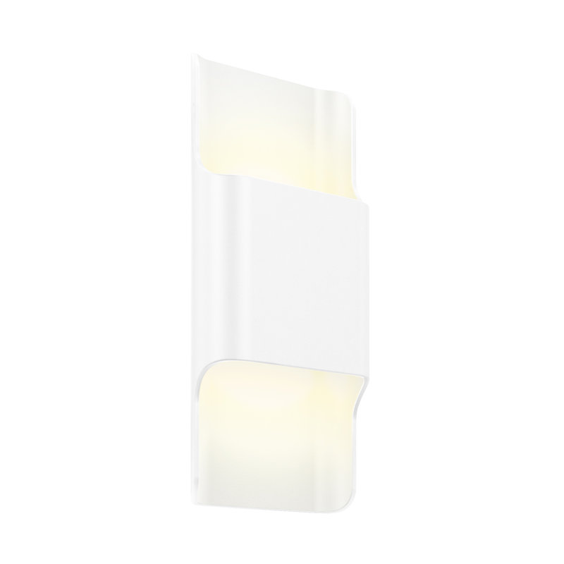 Billips Aluminum LED Wall Light, White