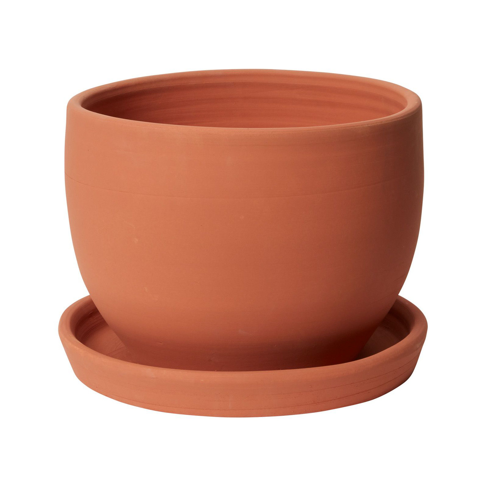 Elisabeth Handmade Ceramic Pot Planter, 14.5" H x 14.25" W x 14.25" D