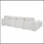 Chenille recouverte de 2 repose-pieds mobiles et 1 coussin décoratif-582436232