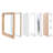 5X7 Shadow Box Frame Small Shadow Box Display Case 4 Pack Natural Wood Picture Frame Glass Surface Internal Depth 0.6 Inch For Wall Or Tabletop