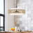Ferretti 5-Light Drum Shaded Chandelier with Hand Woven Rattan Shade