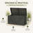 Outdoor 134 Gal  Large Deck Box with Lock-109750534