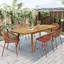 Ensemble de 2 chaises de patio empilables-1401204608
