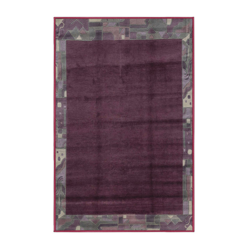 Tapis abstrait multicolore Milanas, Rectangle 8 pi x 12 pi