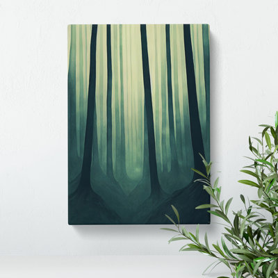 Forest At Dusk No.3 - Wrapped Canvas Print