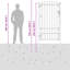 230 cm W Gate Fencing