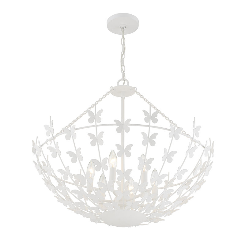 Birch 6-Light Hubbs in Bisque White, White