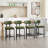 Modern Upholstered Counter Stool With Backrest, Beautiful Low Barstool For Kitchen Island, Bar And Counter-1691899667