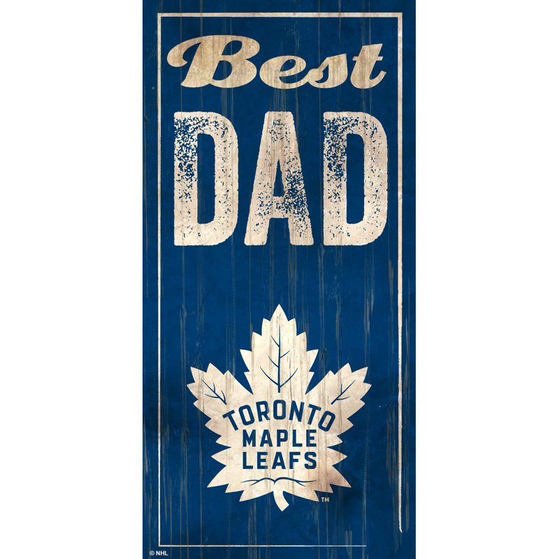 Décoration murale meilleur père colorado avalanche, Maple Leafs de Toronto