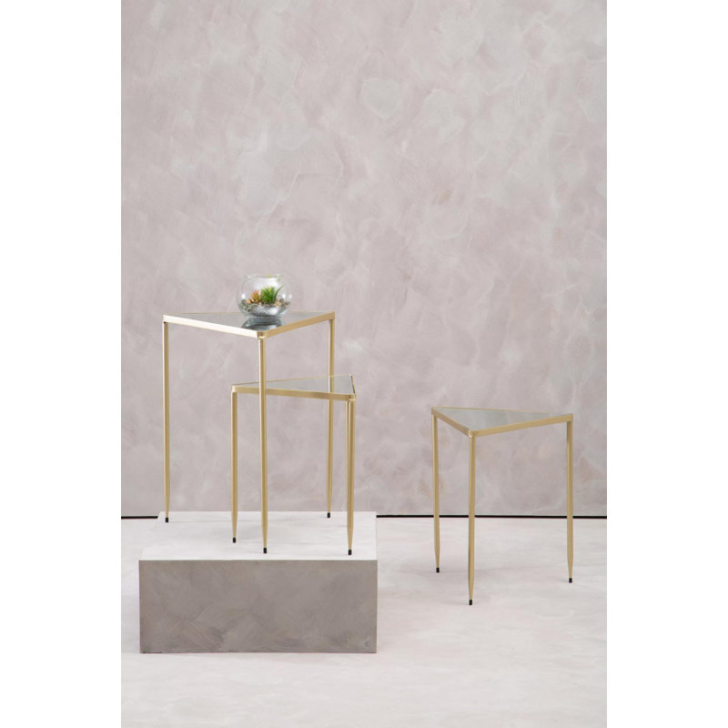 Eley Glass Top Nesting Tables