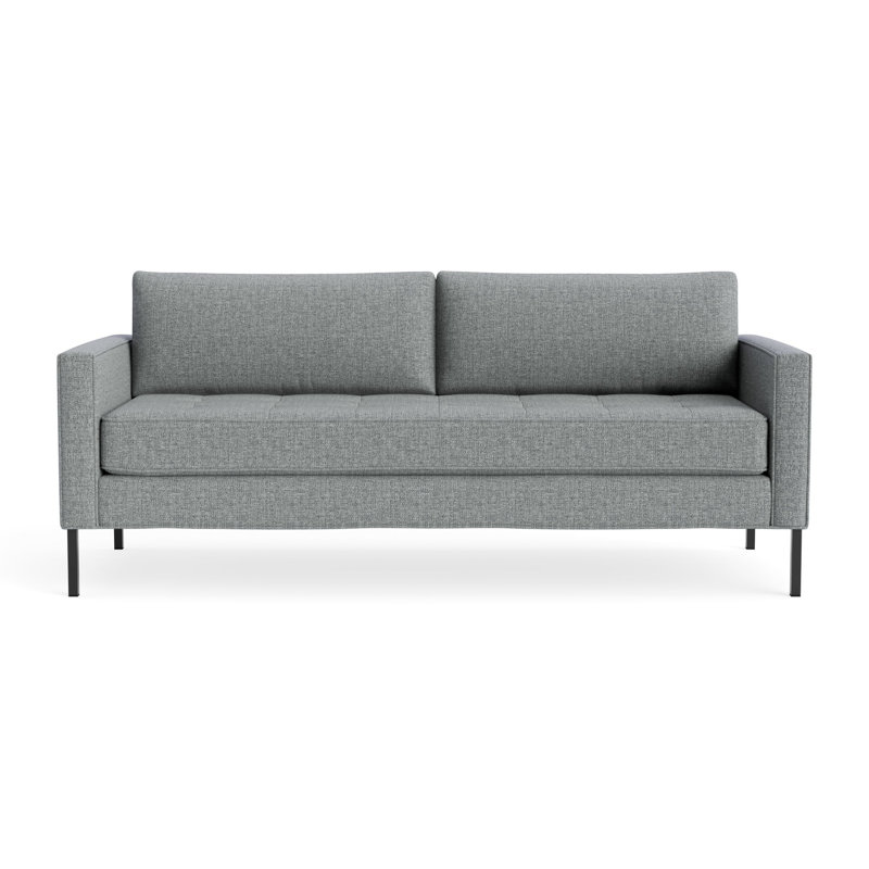 Pieds en métal pour canapé Paramount, H 32 po x l 80 po x P 34 po, Kvadrat Invité gris bleu