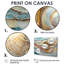 Coquillage et sable émeraude III - bord de mer, art mural-451080226-451080233-451080231