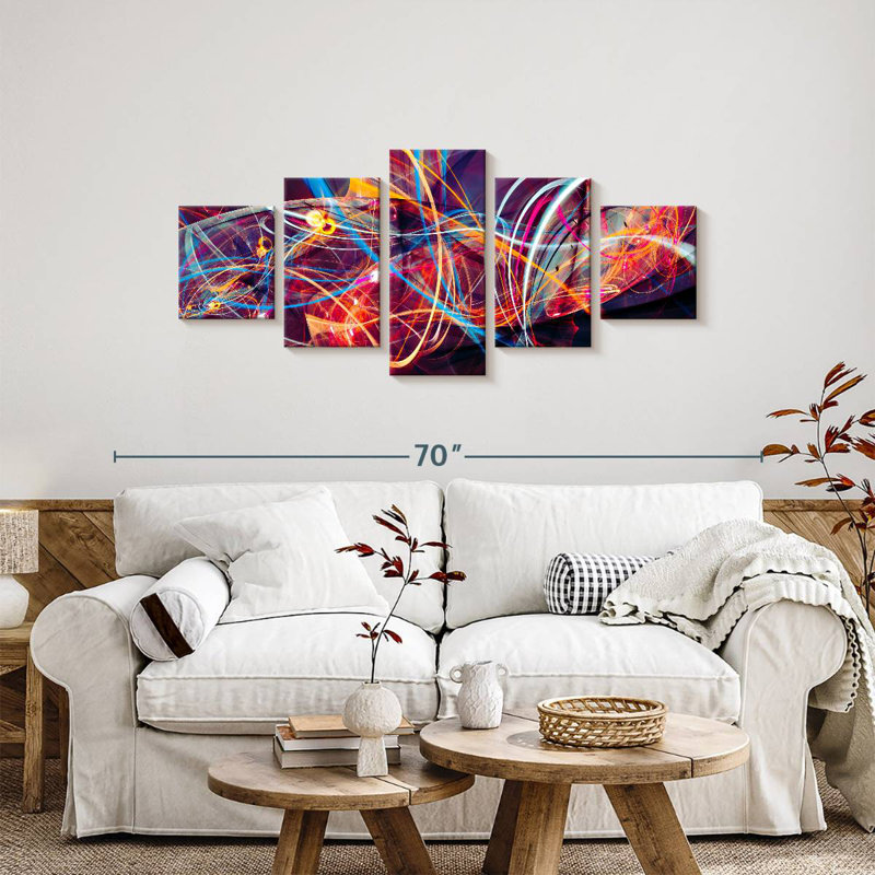 Haggerty Composition, 24" H x 55" W